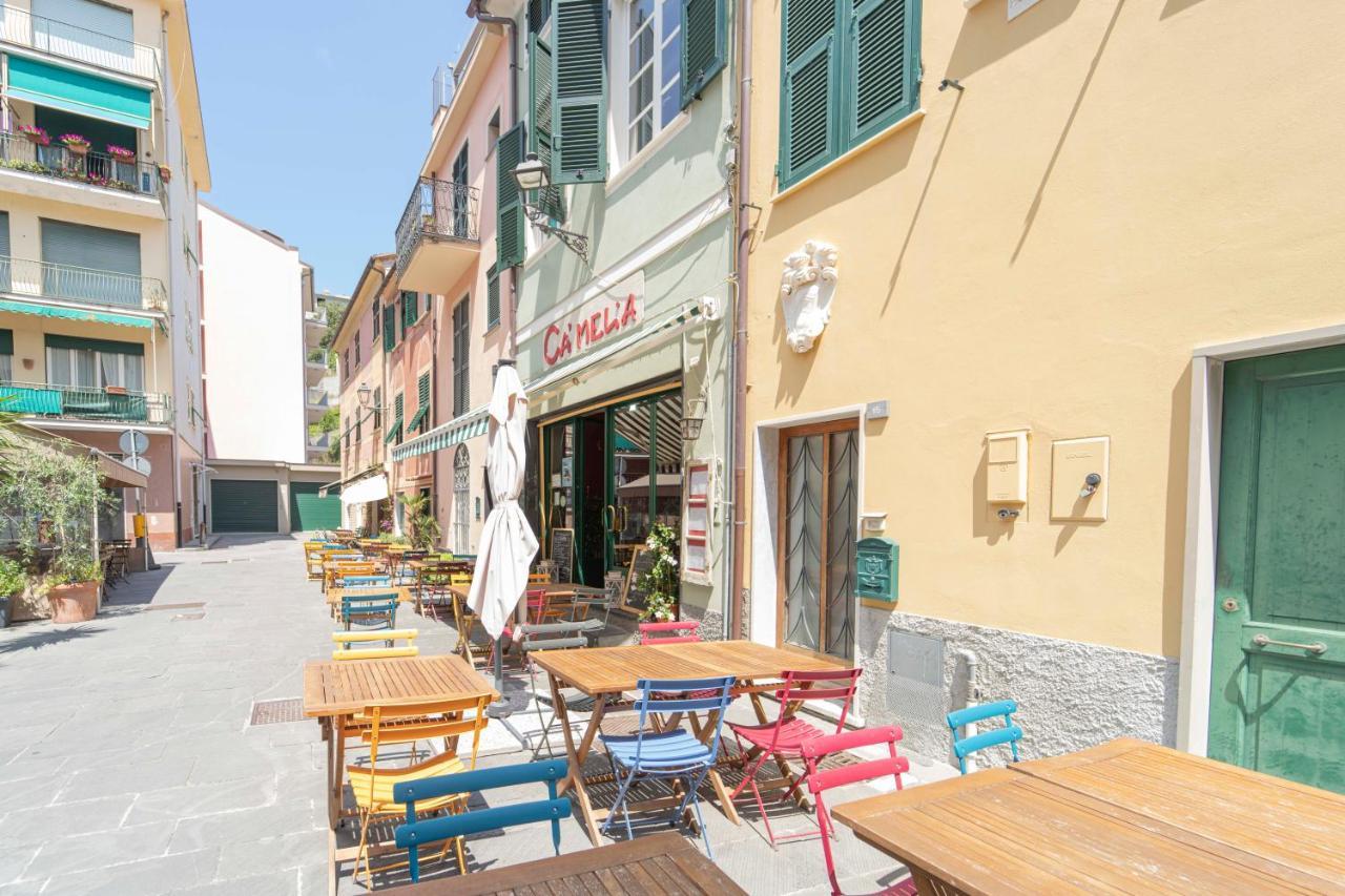 096 - Casa Al Borgo Cavi Di Lavagna, 150 Metri Dal Mare Daire Dış mekan fotoğraf