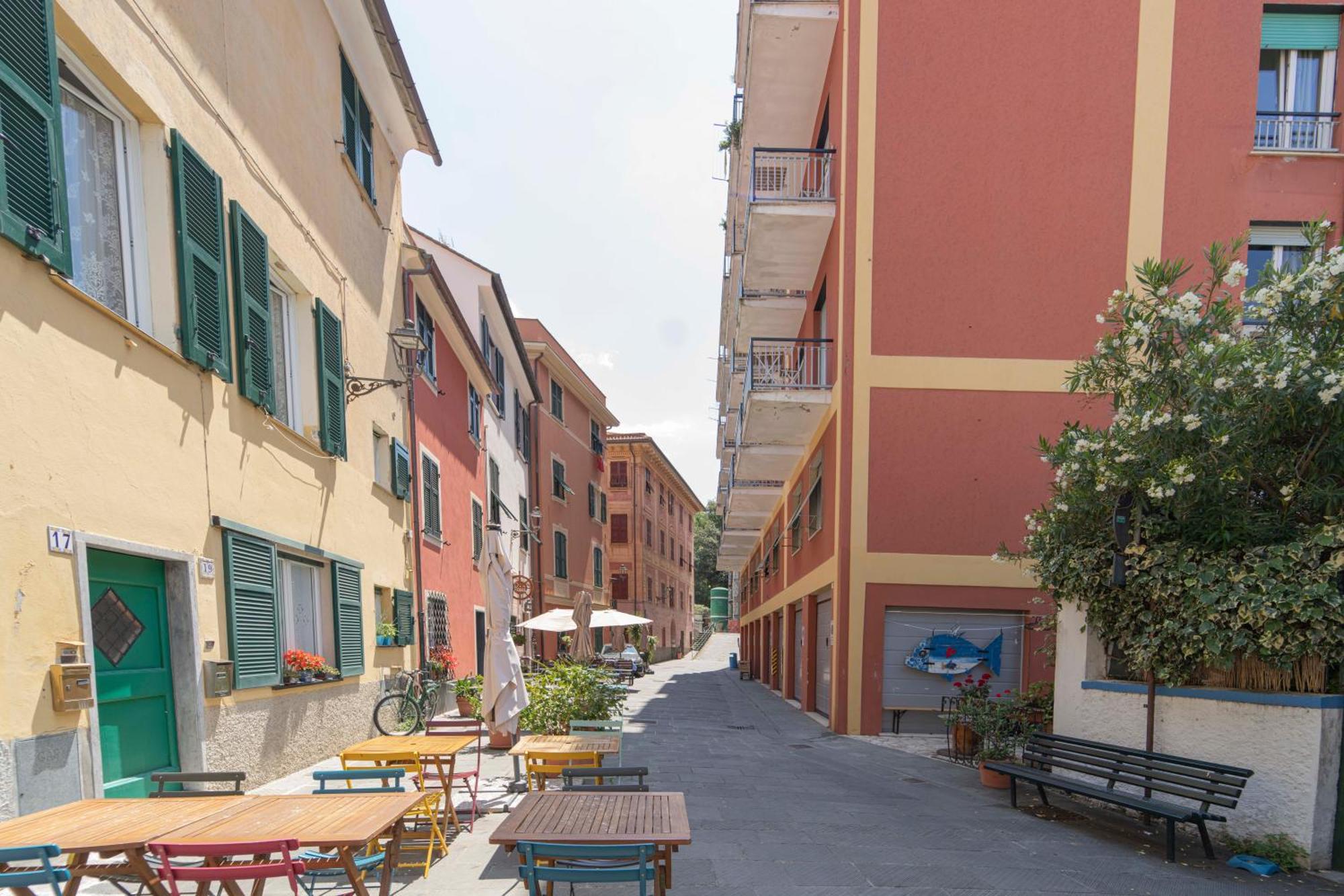 096 - Casa Al Borgo Cavi Di Lavagna, 150 Metri Dal Mare Daire Dış mekan fotoğraf